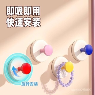 🏠熱銷新品🛒多巴胺掛鉤吸盤夾子家用衛生間掛毛巾廚房強力粘膠承重粘鉤免打孔掛鉤 掛勾 衣服掛鉤 牆壁掛鉤 造型掛勾
