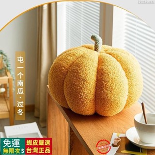 🔥臺灣出貨🔥 母親節禮物 北歐沙靠墊 南瓜超柔絨毛抱枕 毛絨玩具 網紅創意靠墊 活動裝飾禮品 派對用品
