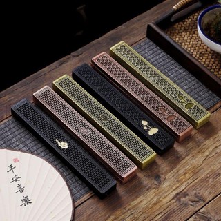 🔥臺灣發貨🔥線香盒 檀香薰香長香鋅合金防火臥香盒擺件