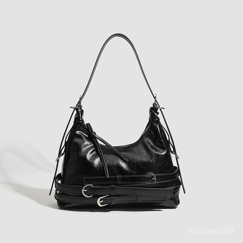 ✨駿麟小鋪✨夏季百搭大容量包包女2024新款質感斜挎包時尚單肩腋下包 FUGO