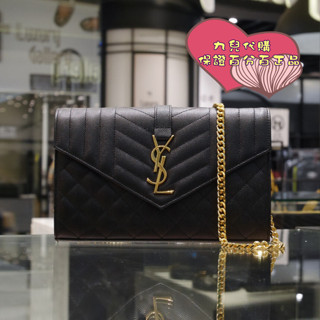 精品現貨 YSL 聖羅蘭 MONOGRAM 620280 魚子醬牛皮 信封包 翻蓋鏈條包 肩揹包 斜揹包