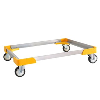 【全臺灣發貨|堅固耐用】加厚鋁合金臺車烏龜車物流周轉車平板車手推車四輪拖車搬運車f2