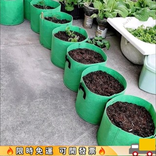 🔥新品🔥種植箱陽臺樓頂種菜盆無紡佈種植袋多花盆美植袋蔬果月季育苗盤 6IHU203