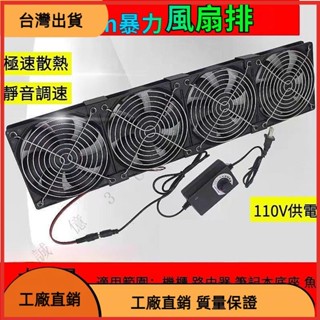 &臺灣發貨&【 費！】DC散熱器 12cm排風扇 電腦排風扇 110V可調速 排風 排煙 換氣