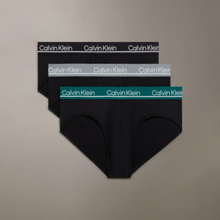 【Calvin Klein】 CK 3 件套組 CK Micro Plus 低腰三角內褲 黑色