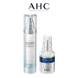【AHC】超能玻尿酸保濕肌亮機能水100ml+瞬效保濕B5微導玻尿酸精華30ml