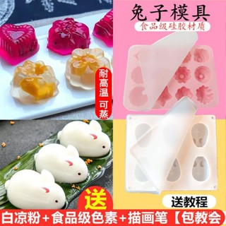 【新品上新】6-7冰塊模具 冰塊水盒 製冰盒 布丁模具矽膠果凍慕斯白涼粉奶凍缽仔糕烘焙小白兔磨具 大冰塊模具 冰球製冰盒