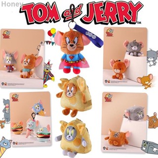 Honey 0607B新品湯姆與傑利鼠 正品授權鑰匙扣掛件 創意卡通鑰匙扣吊飾 娃娃吊飾 可愛吊飾 毛絨玩具 交換禮物