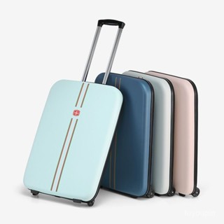 【夏上新】超薄20寸登機箱旅行行李箱旅遊出差折疊拉桿箱防水可折疊旅行箱