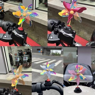 【臺灣出貨】機車頭盔裝飾 機車裝飾品✨風吹可轉電動電瓶車裝飾品風車摩托車自行車創意可愛車載擺件蜻蜓