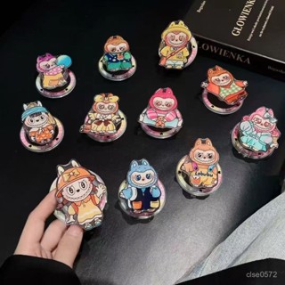 【限時殺價✨】拉布布卡通伸縮可愛磁吸手機支架適用吸附懶人旋轉桌麵追劇強力