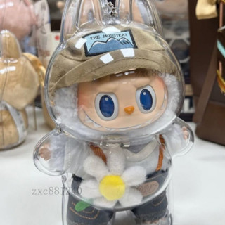 蝦皮甄選 拉布布展示盒 娃娃收納拉布布專用防塵盒泡泡瑪特labubu透明展示盒搪膠娃娃掛件收納殻子公仔展示櫃 娃娃收納櫃