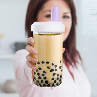 臺灣出貨500ml/850ml 珍珠奶茶杯 大容量水壺 奶茶杯 學生兒童 珍奶果汁杯 環保杯 吸管杯 飲料杯 咖啡隨行杯