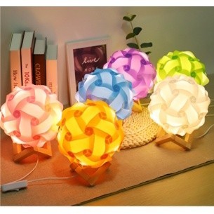 《2811-2816》DIY提燈 科普實驗 科學遊戲 IQ Light 創意燈籠 手作燈具材料包 17cm燈罩