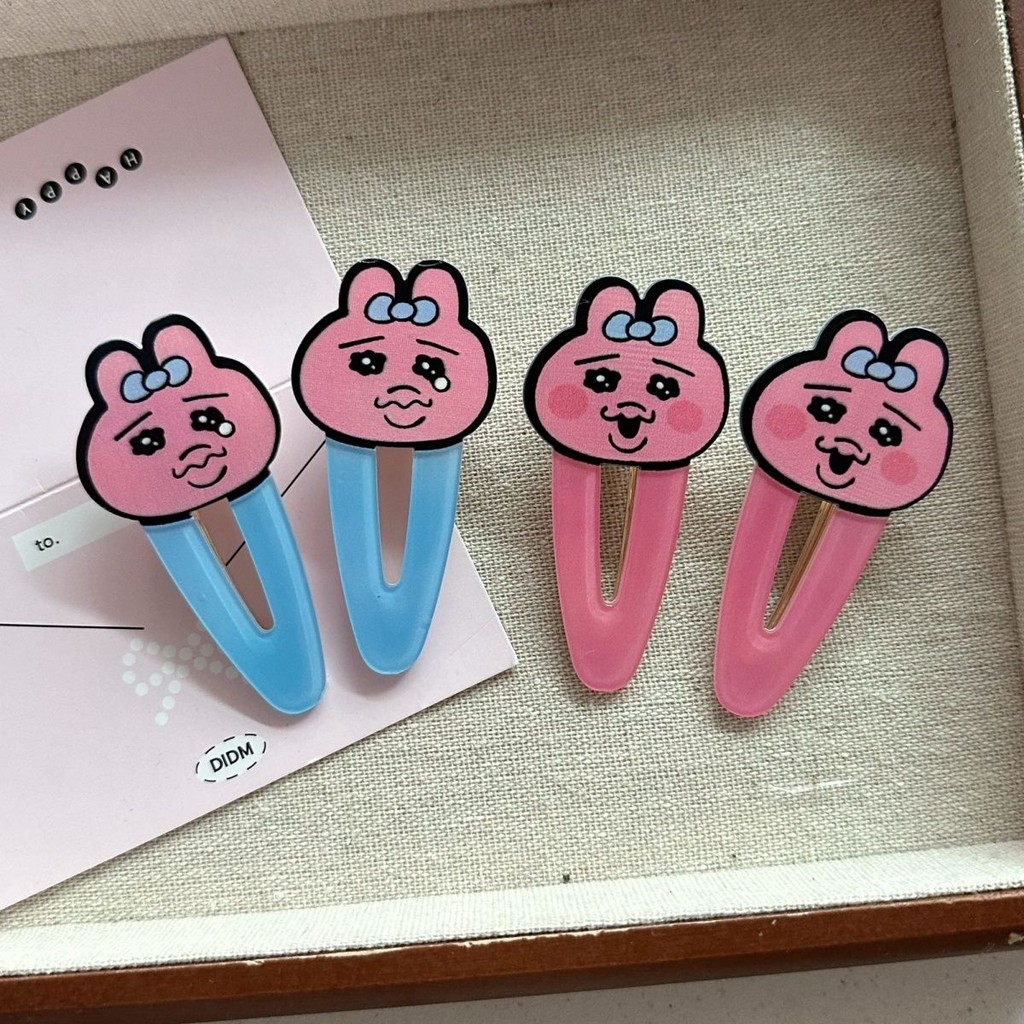日韓opanchu哭泣兔鴨嘴夾尿布兔兔內褲兔髮夾褲頭兔搞怪劉海邊夾