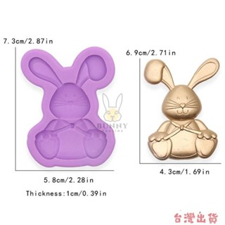 全網最低🔥 巧克力模具3D級矽膠復活節兔子模具DIY糖果蛋糕模具