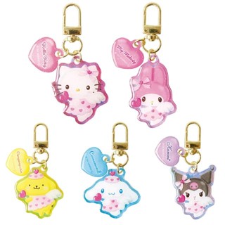 【現貨】小禮堂 Sanrio 三麗鷗 PVC極光造型吊飾 (Cupid) Kitty 美樂蒂 大耳狗 布丁狗