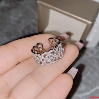 💎滿鑽戒指 💎檀健次同款港臺專櫃珠寶璀璨戒指女鍍金滿鉆排戒歐美小眾活口指環