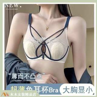 🔥臺灣出貨🔥兔耳朵內衣女 薄款內衣 大胸顯小內衣 大胸內衣 收副乳內衣 無痕 防下垂內衣 軟鋼圈文胸 聚攏超薄胸罩226