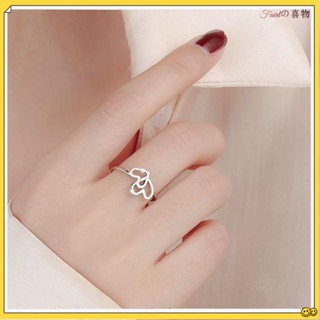 粉絲福利🎀韓國戒指 ins戒指 愛心戒指女小眾設計簡約開口時尚個性學生2021年 閨蜜戒指 禮物首選