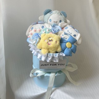 🌸送禮必備🌸成品花束卡通玉桂狗庫洛米帕恰狗玩偶送女生閨蜜生日禮物畢業兒童禮物
