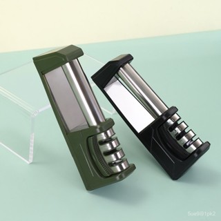 三卡槽磨刀器 多功能家用便攜式磨刀工具 手動快速磨刀神器 磨刀神器 磨刀石 磨剪刀 磨刀棒 5UBU