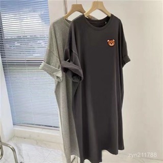 【臺灣出貨】150KG胖MM 大尺碼睡裙 夏天長裙 女生裙子 連衣裙 短袖睡裙 大尺碼睡衣 孕婦睡衣女 睡衣裙 孕婦長裙
