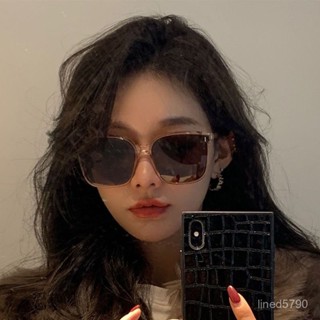 臺灣出貨茶色墨鏡女防曬2022年新款防紫外綫太陽眼鏡21大臉顯瘦高級感ins