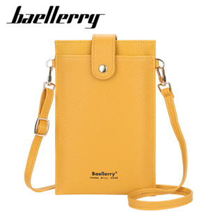 【限時下殺】baellerry新款時尚錢包迷你小眾多卡位薄款女士單肩斜跨手機包簡約多卡槽大容量皮夾 拉鍊按扣薄短夾