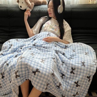 💙限時下殺💙ins可愛夏季薄款空調毯辦公室午睡毯子學生宿舍教室蓋毯披肩毯懶人毯 蓋毯 被毯 毛毯 寵物