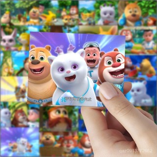 【臺灣-出貨】【94%好評率】180張熊熊幫幫團貼紙卡通可愛動畵熊出沒熊大熊二兒童手賬diy貼畵