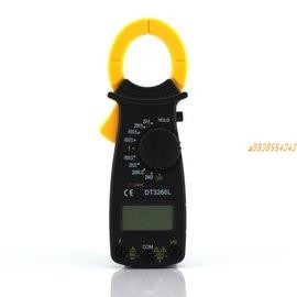 心儀の店鋪#電子教學鉗型電流錶 勾型電表交流電流 電壓 電阻 數字萬用表 DT3266L鉗形表