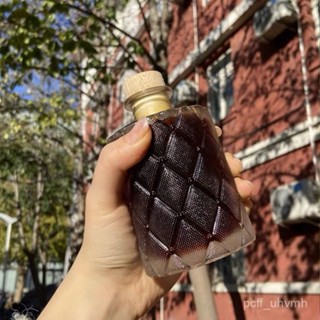 桃園出貨💖網紅木塞咖啡飲料瓶ins風美式冷萃咖啡杯透明玻璃杯加厚帶蓋便攜 冷泡茶 杯子 咖啡 茶葉 果汁杯
