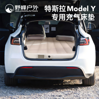 車載充氣床 特斯拉model Y專用 轎車SUV旅行床墊後排睡墊 汽車後座折疊床折疊睡墊 非充氣車寨硬闆旅行