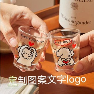 客製化 水杯 吸管杯 杯子 燒酒杯 韓國ins小酒杯 白酒杯 濃縮咖啡盎司杯 玻璃杯 訂製圖案 logo
