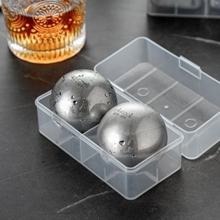 不鏽鋼冰球 威士忌冰球冰酒石onlycook 家用冰球威士忌冰塊模具 食品級304不銹鋼金屬製冰神器 8XTR
