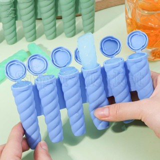 夏季矽膠冰塊模具 - 可重複使用的食品級威士忌冰塊模具 - 3 色冷凍管帶蓋 - 冷凍冰箱製冰機 - 用於冷凍雞尾酒吧工