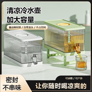 冷水壺♥簡約冰箱冷水壺夏日必備製冰格家用涼水壺帶水龍頭冷飲