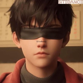 助眠眼罩🎀斬神cos服眼罩 林七夜眼罩 斬神眼罩cos可視不漏眼Cosplay矇眼帶