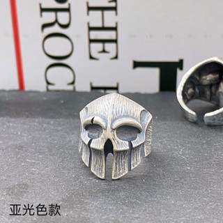 精品戒指 男生戒指 戒指💕歐美跨境流行鬼頭時尚指環誇張霸氣嘻哈骷髏戒指大氣創意面具手飾