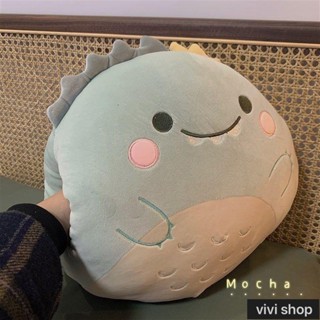 幸運星☆ins少女心柔軟恐龍可愛毛絨玩具冬季保暖小熊暖手抱枕企鵝插手捂 暖手枕 插手枕 靠墊 午睡枕