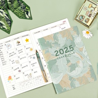 【計劃狂魔】2025日歷A4工作小秘書筆記本計劃日程打卡自律A5效率手冊筆記本子日程本 記事本 計劃本 規劃本 打卡自律
