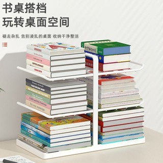 臺灣現/貨✨【2583人好評】書架桌面置物架宿舍書桌書本收納架辦公室檔案架小書櫃學生書立架