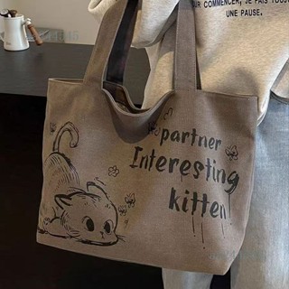 店長推薦#2025休閑大容量帆布托特包包女新款時尚外出手提購物袋通勤單肩包