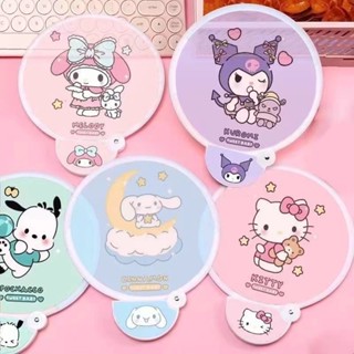 折疊反光板小扇子💕【30天熱銷5099件】折疊扇子便攜迷你摺扇卡通可愛女兒童學生團扇夏天家用圓扇