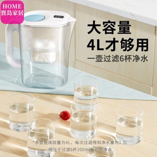 聯興濾水壺 活性炭濾水器 淨水壺 過濾水壺 家用飲水壺 淨水器 濾芯 凈水壺家用凈水器直飲濾水壺濾芯廚房自來水過濾器便攜
