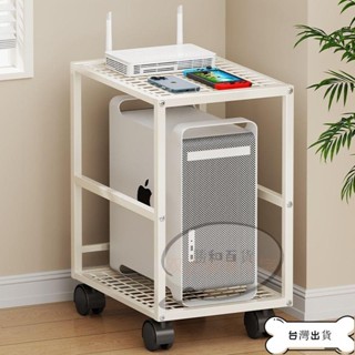 【蝦皮精品】電腦主機架 印錶機架 電腦支架 電腦架高 主機託架 新款電腦主機託架落地移動多層多功能架子收納辦公室置物架打