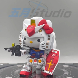 🔥臺灣熱賣🔥 新品萌閃 SDEX 元祖凱蒂貓聯名款 Hello Kitty 紮古網紅高達模型玩具