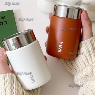 大麥精選⚡滿99出貨⚡230ml 迷你不銹鋼 316 保溫瓶時尚便攜口袋咖啡茶熱水瓶不倒翁