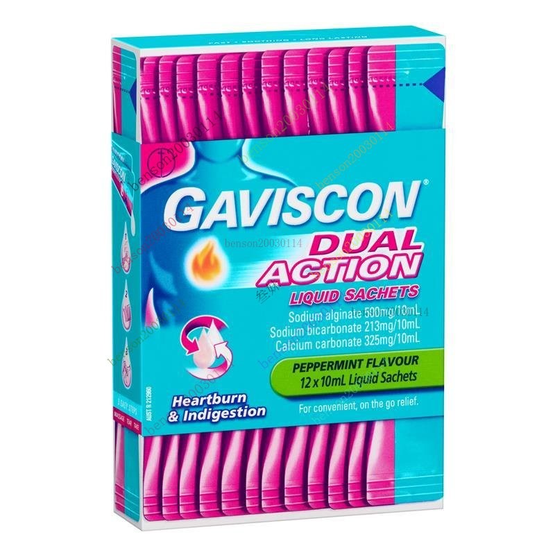 【臺灣優選】澳洲Gaviscon嘉胃斯康 12包/盒-正品代購
